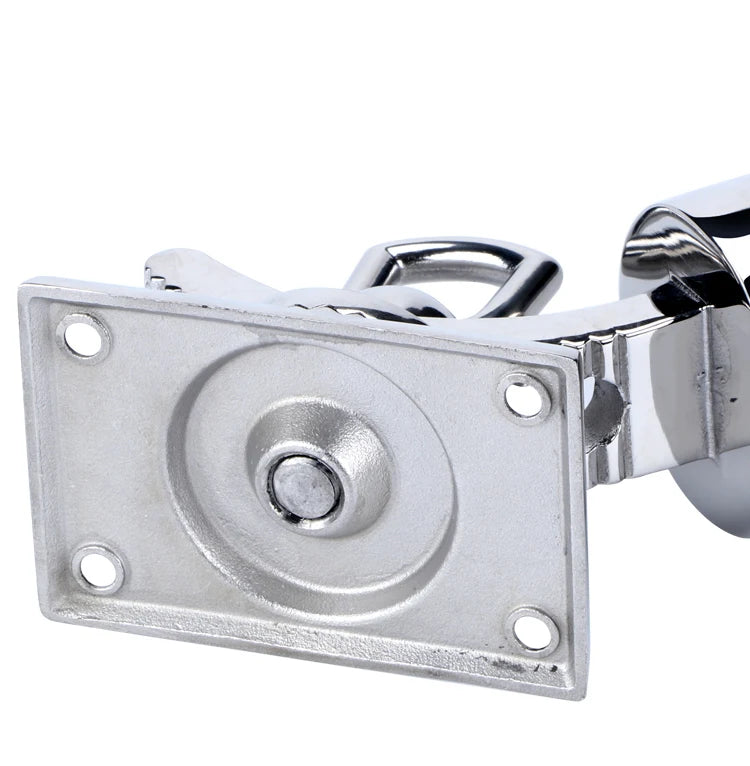 316 Stainless Steel Fishing Rod Holder, Deck Mount, Adjustable Yacht Rod Pod, Boat Accessories
