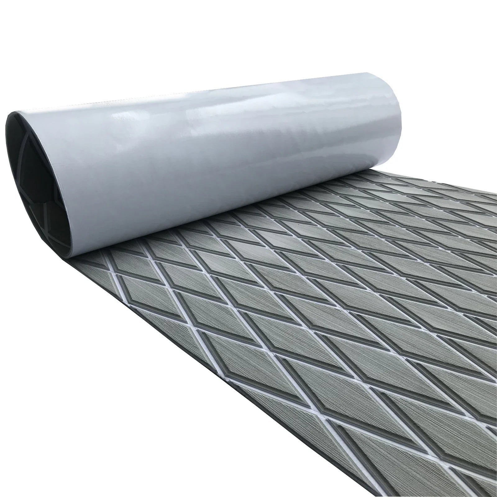 2400*600*6mm Thick Diamonds EVA Foam Flooring Pad Kayak Self-adhesive Non-slip Decking Sheet Mat Seadoo Marine Boat Accessories