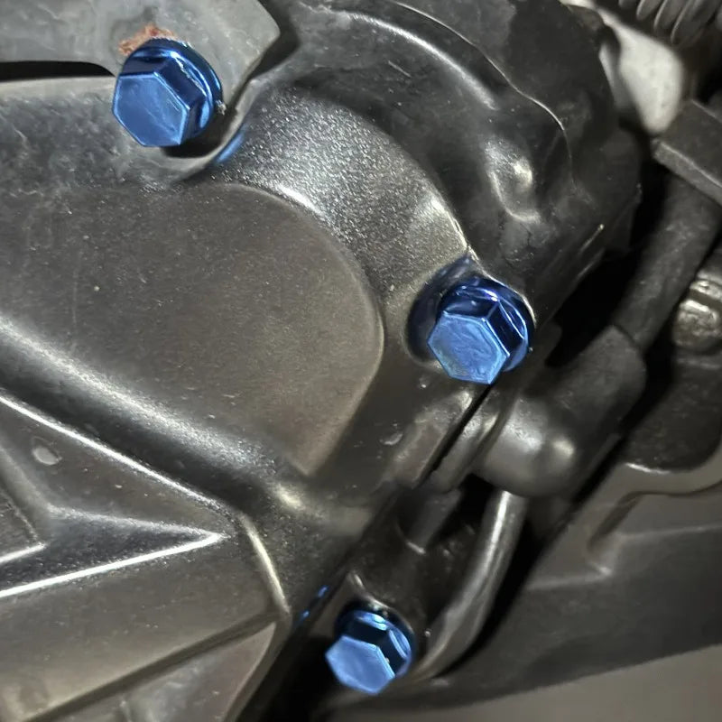 Motorcycle Engine Bolt Cover Hexagon Screw Cap Decoration Accessories for Scooter Engine Head Styling Upgrade Parts