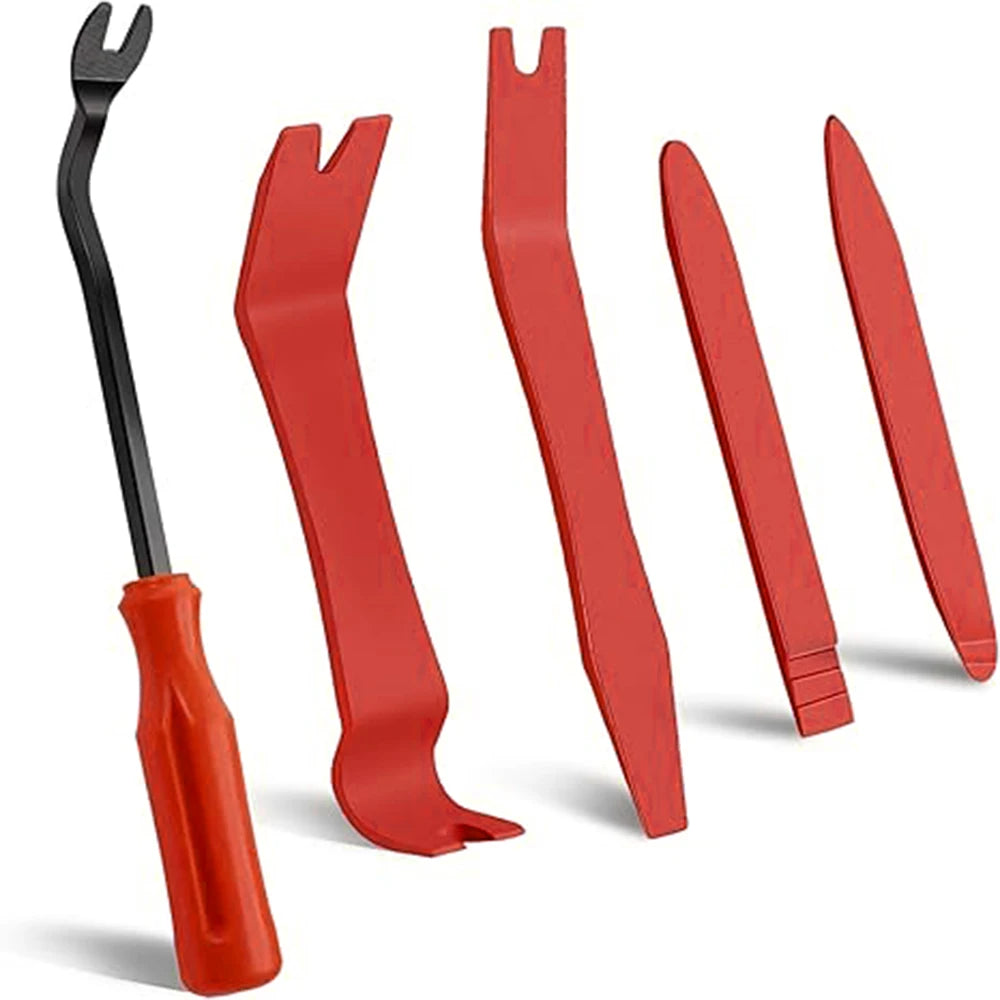 9/5/4Pcs Car Trim Removal Tools and Multifunctional Seal Removal Set for Auto Door Panel Clip Remover Pry Bar Set