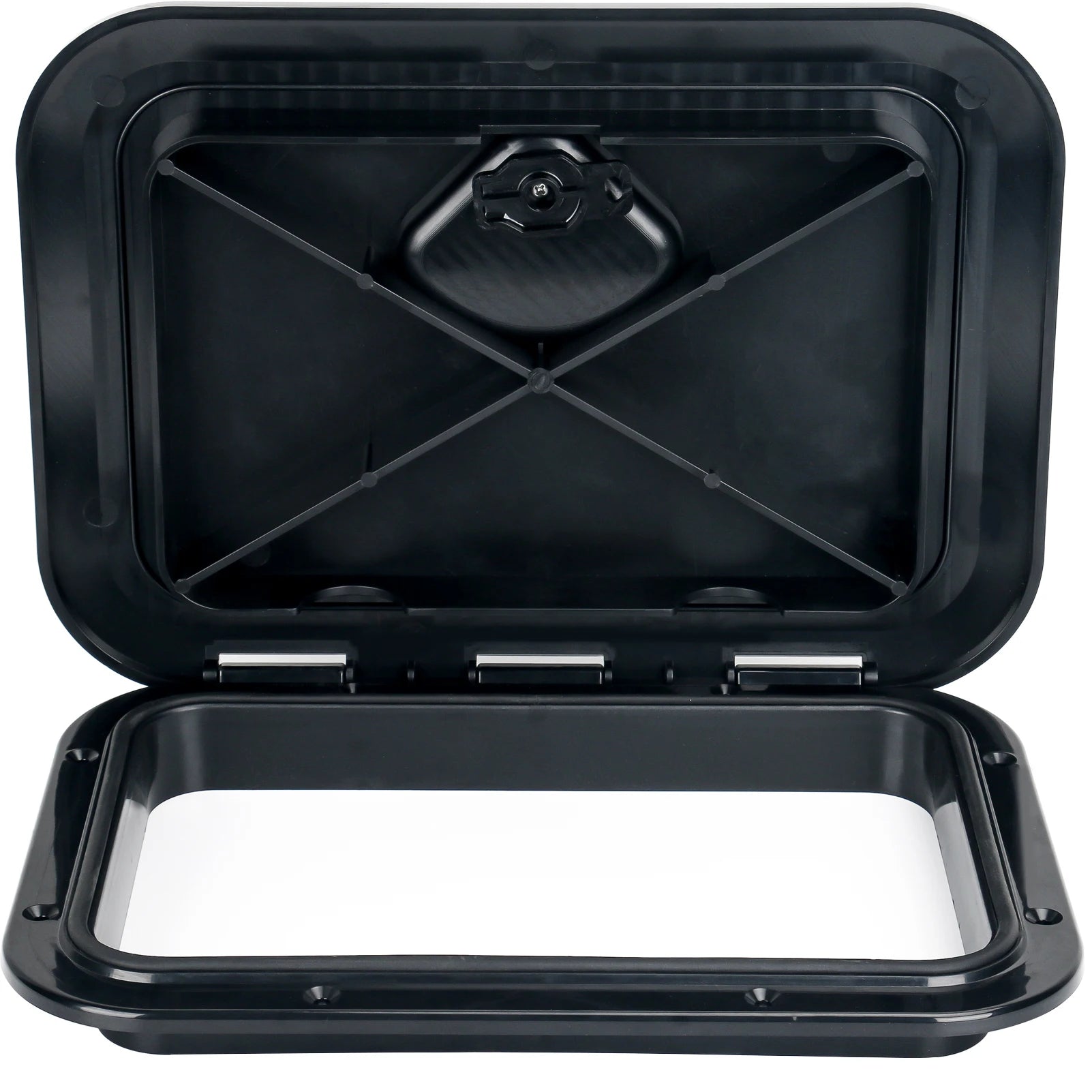 ABS Deck Access Hatch Cover, Waterproof Anti-UV, Non-Skid Inspection, Marine Boat, Yacht, RV, 15x11"