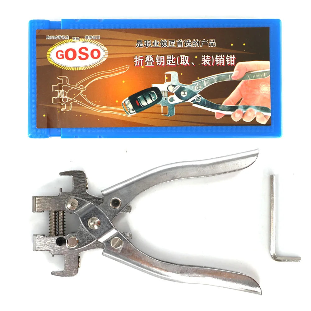 Goso fixing flip folding key vice remover Flip-key Pin Remover For KD XHORSE Remote Locksmith Tool Split Pin Fixing Tool