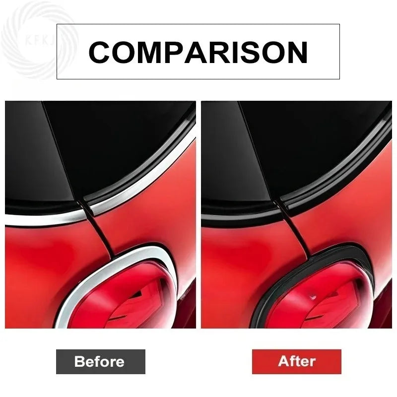 2cm*10m Stickers Bright Black Auto Window Edge Protector Trim Car Body Door Anti-scratch Protection Strip Styling Decorative