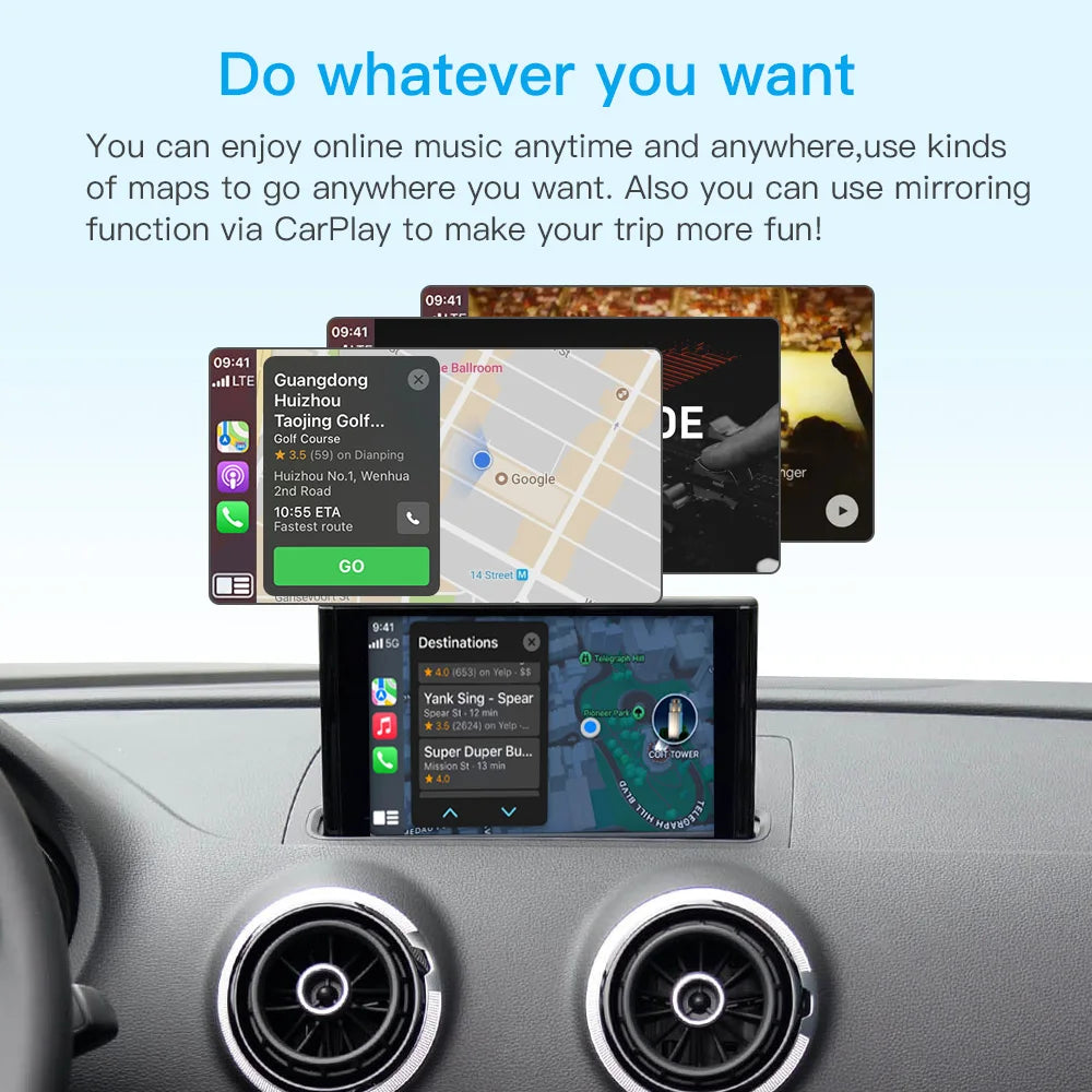 Carplay skjerm