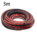 Car Edge Rubber Waterproof Seal Double-Layer 5-Hole Universal Self-Adhesive Auto Door Sound Insulation Noise Reduction Strip