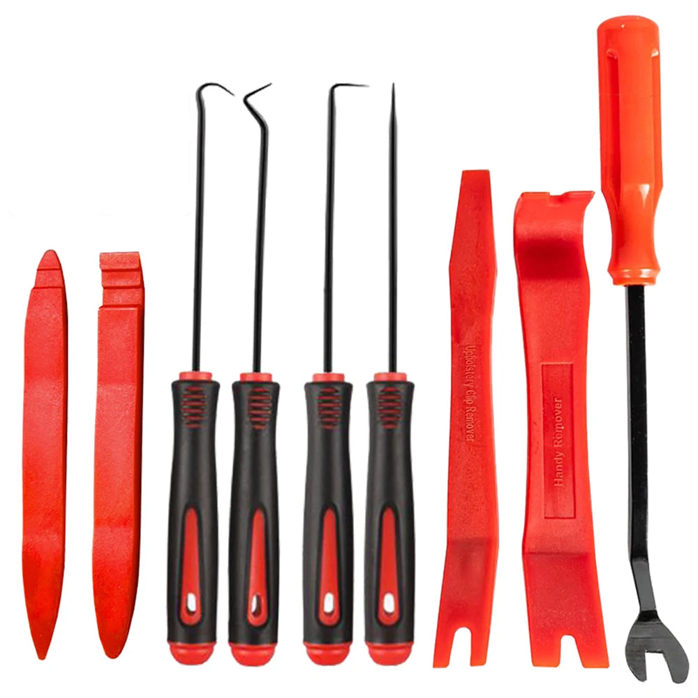 9/5/4Pcs Car Trim Removal Tools and Multifunctional Seal Removal Set for Auto Door Panel Clip Remover Pry Bar Set