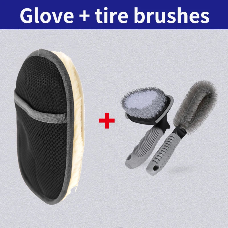Bilvask hanske