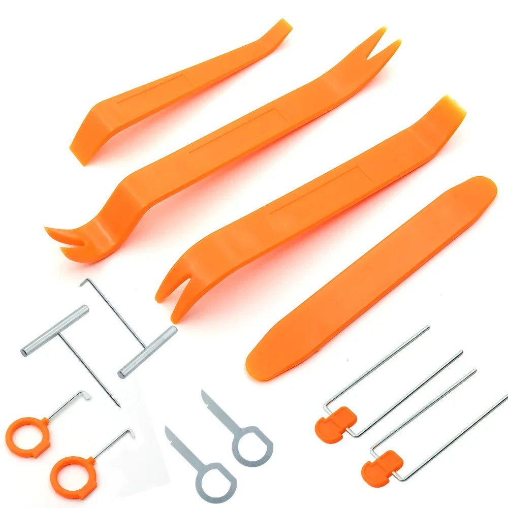 Auto Interior Trim Removal Tool Set Plastic Pry Bar Door Panel Interior Clip Rocker Crowbar for Car Audio Disassembly