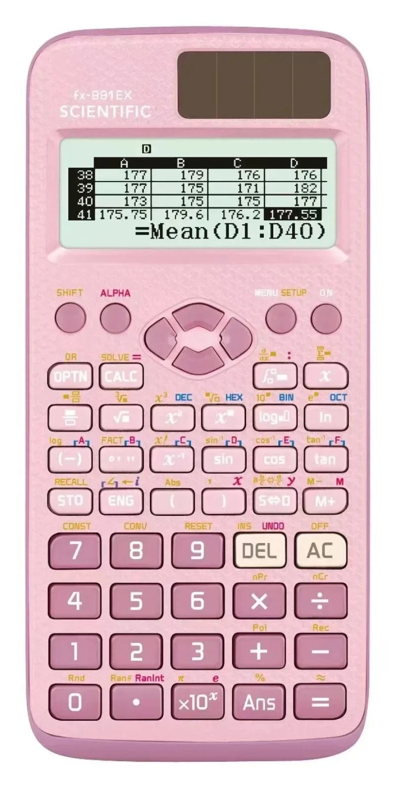 Advanced Scientific Calculator 552 Functions Complex Numbers Statistics Vectors for Engineers and Math Students