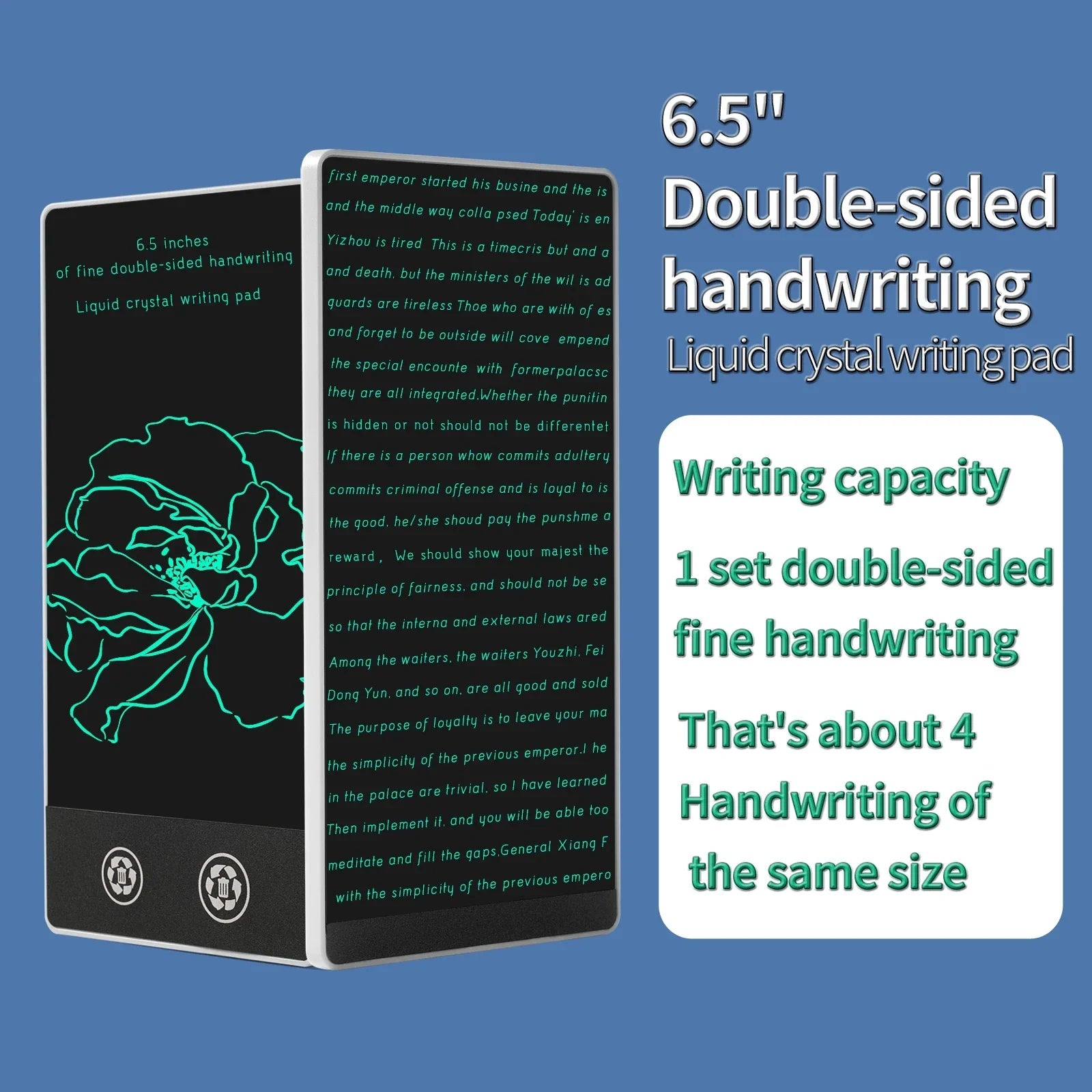 6.5 Inch Full Screen LCD Writing Tablet — New Superfine Handwriting Drawing Board Electronic Superfine Notepads Educational