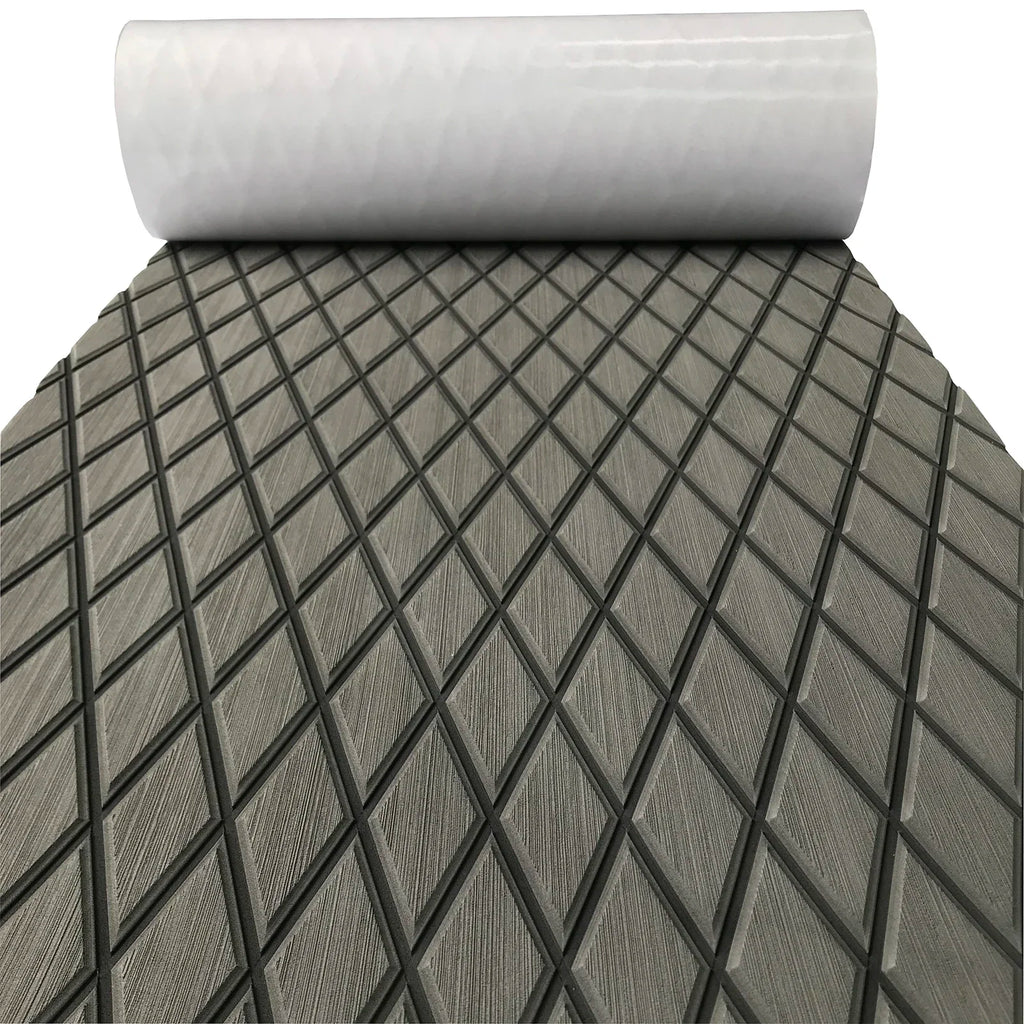 2400*600*6mm Thick Diamonds EVA Foam Flooring Pad Kayak Self-adhesive Non-slip Decking Sheet Mat Seadoo Marine Boat Accessories
