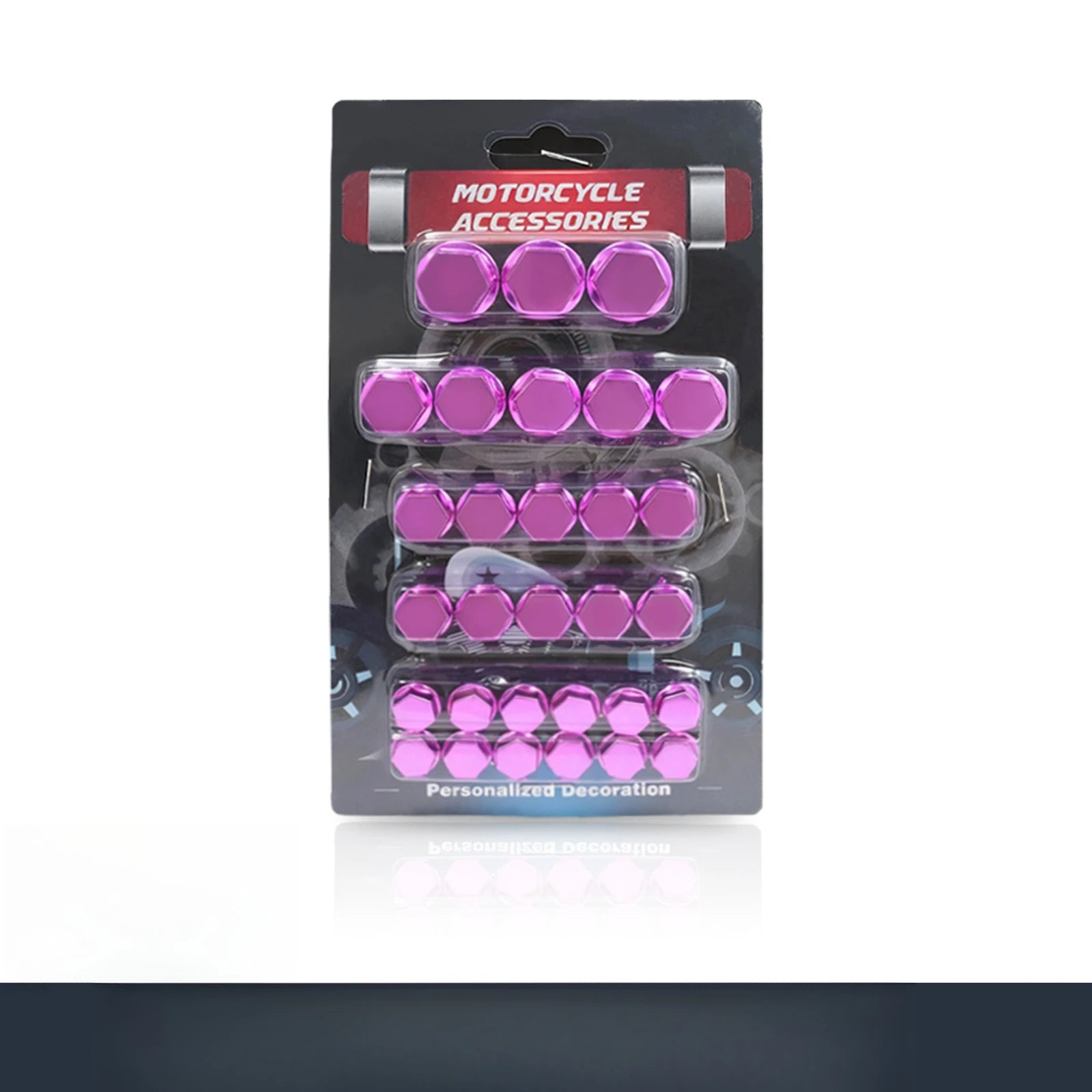 New 30Pc for Motorcycle Modification Accessories Motorcycle Screw Nut Bolt Cap Covers Decorative Styling P Head Screw Cap