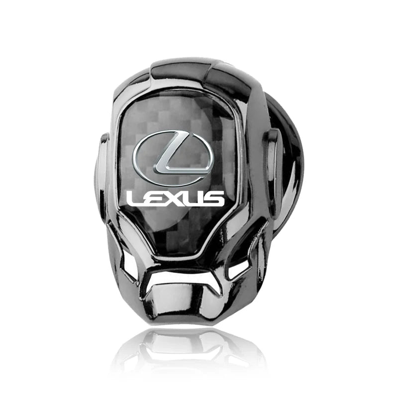 1Pcs Metal Car One-button Ignition Switch Protection Cover For Lexus CT200H ES350 GX460 470 IS250 LS460 NX300 RX300 350 450H