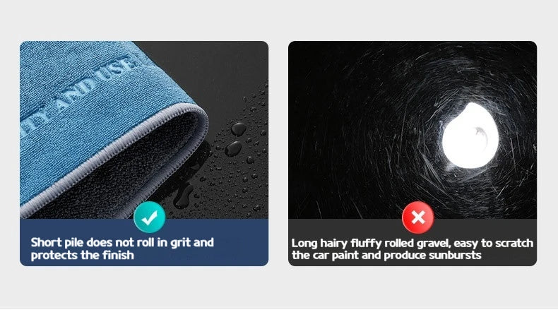 Mikrofiber vaskeklut bil