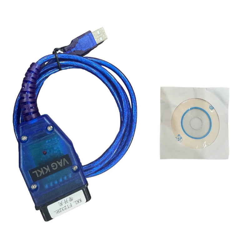 FT232RL VAG409.1 OBD2 Diagnostic Cable – VAG KKL 409.1 for VW Audi Seat Skoda (USB Chip Tuning & ECU Programming)