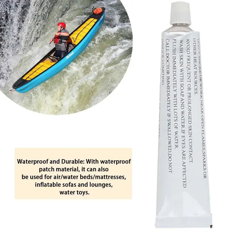 Strong Adhesive Heavy Duty Glue Inflatable Boat Repair Kit PVC Material Adhesive Patches for Waterbed Sofa Air Matteress