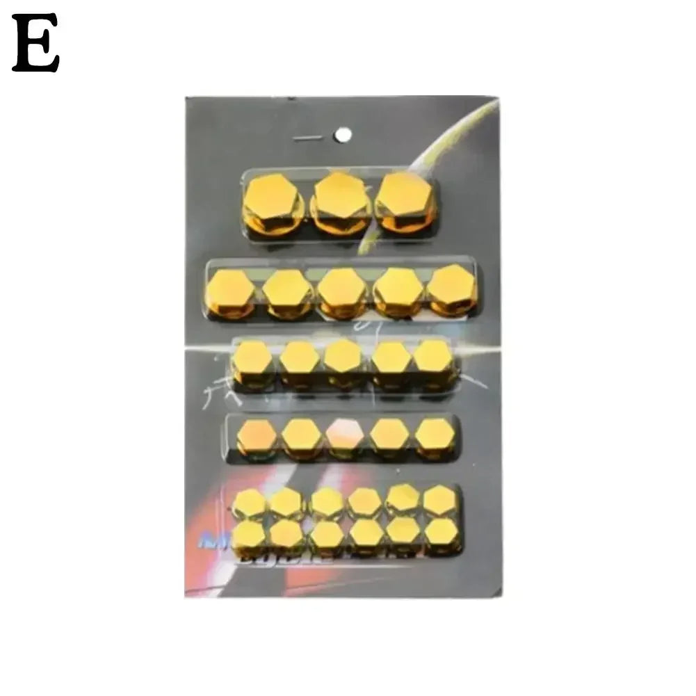 New 30Pc for Motorcycle Modification Accessories Motorcycle Screw Nut Bolt Cap Covers Decorative Styling P Head Screw Cap