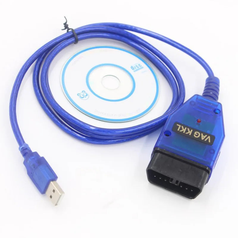 FT232RL VAG409.1 OBD2 Diagnostic Cable – VAG KKL 409.1 for VW Audi Seat Skoda (USB Chip Tuning & ECU Programming)