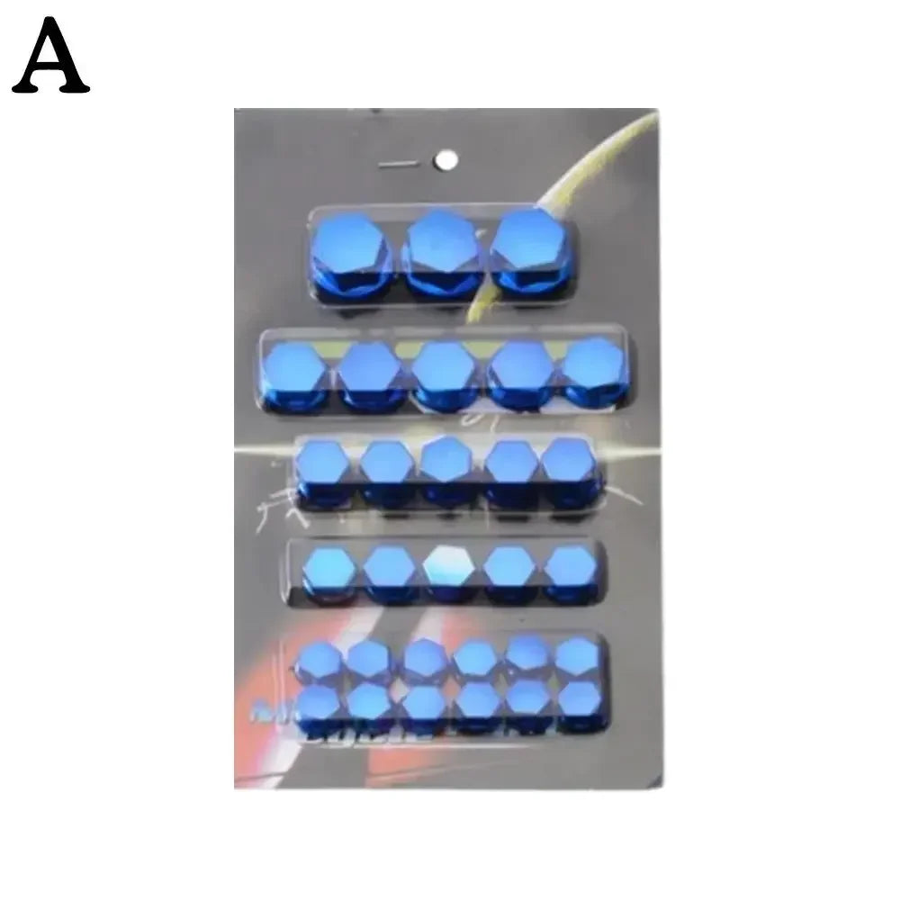 New 30Pc for Motorcycle Modification Accessories Motorcycle Screw Nut Bolt Cap Covers Decorative Styling P Head Screw Cap