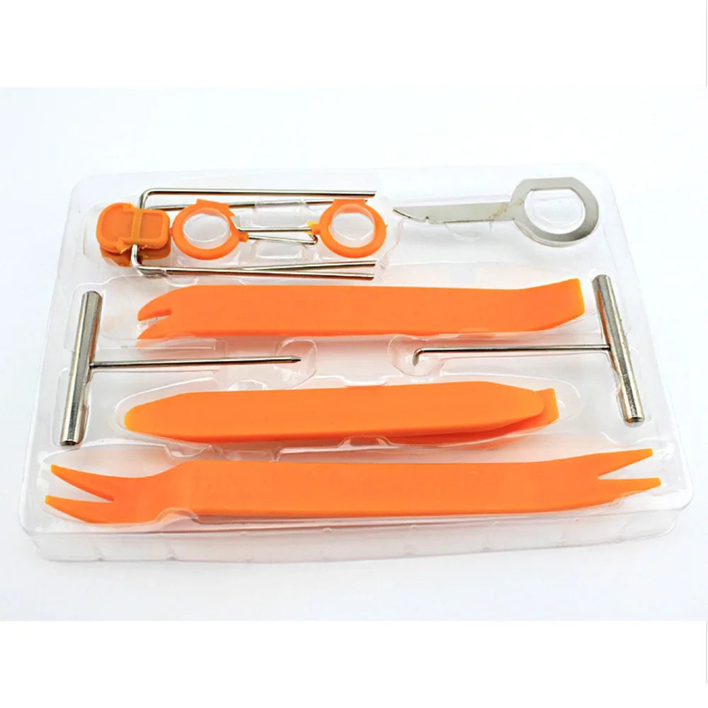 Auto Interior Trim Removal Tool Set Plastic Pry Bar Door Panel Interior Clip Rocker Crowbar for Car Audio Disassembly