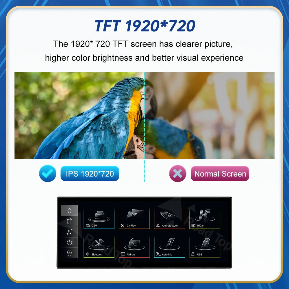 CN Road Top 12.3 Inch Touch Display For Audi A3 S3 2014-2019 Multimedia Player Andriod Auto Link GPS Carplay Screen Car Play