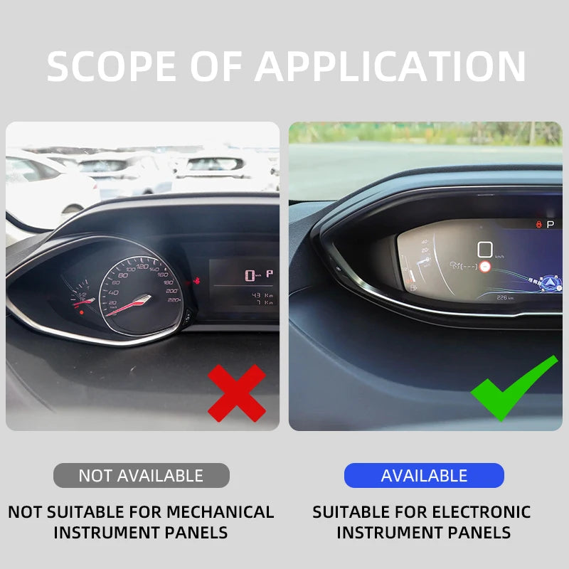 Car Dashboard Cover Anti-dirty pad Auto Non slip Dash Mat Interior Decoration Accessories For Peugeot 4008 GT 5008 2016-2023