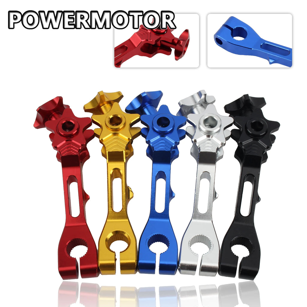 Motorcycle Universa Rear Brake Rocker CNC Aluminum Adjustable Tension Lever For Honda Yamaha Suzuki Pit Dirt Bike Accessories
