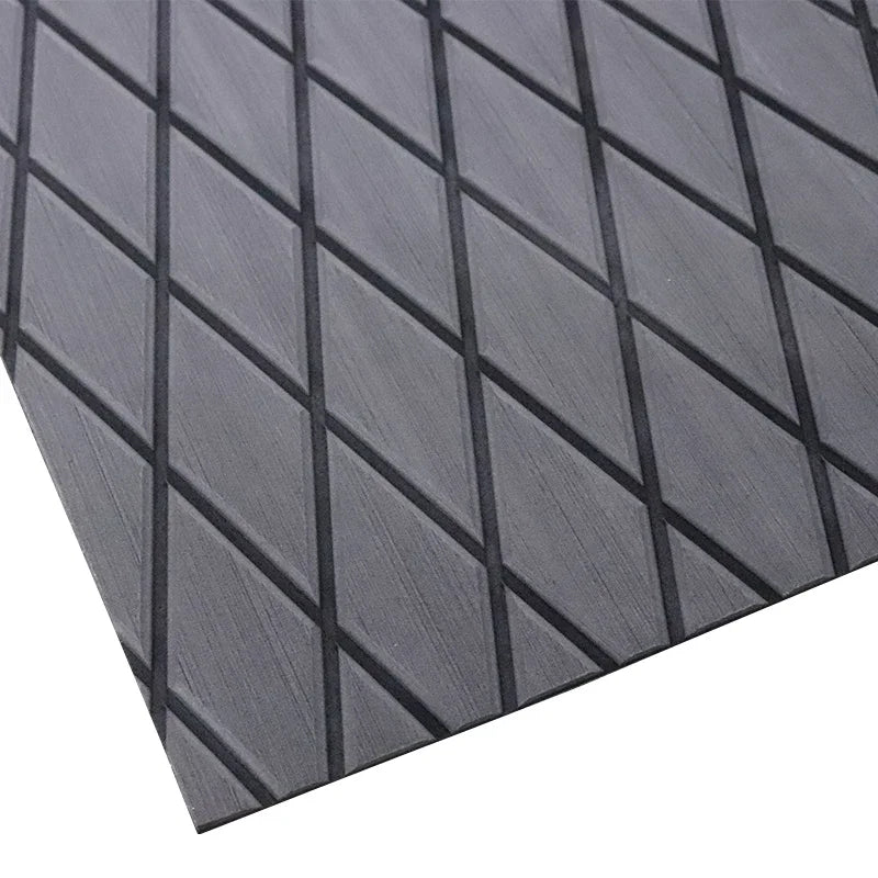 2400*600*6mm Thick Diamonds EVA Foam Flooring Pad Kayak Self-adhesive Non-slip Decking Sheet Mat Seadoo Marine Boat Accessories