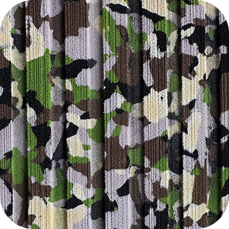 240*45cm Camo Boat Flooring EVA Foam Decking Faux Teak Marine Carpet Self-Adhesive Deck Mat Rolls Sheet MotorBoats Yacht Black