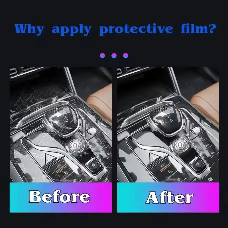 For Peugeot 2008 22-25 models Dashboard Multimedia GPS Navigation Transparent Anti-Scratch Protection Film Modification