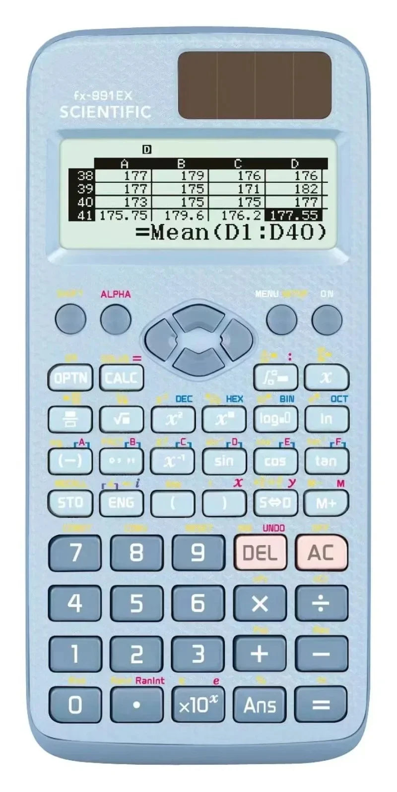 Advanced Scientific Calculator 552 Functions Complex Numbers Statistics Vectors for Engineers and Math Students
