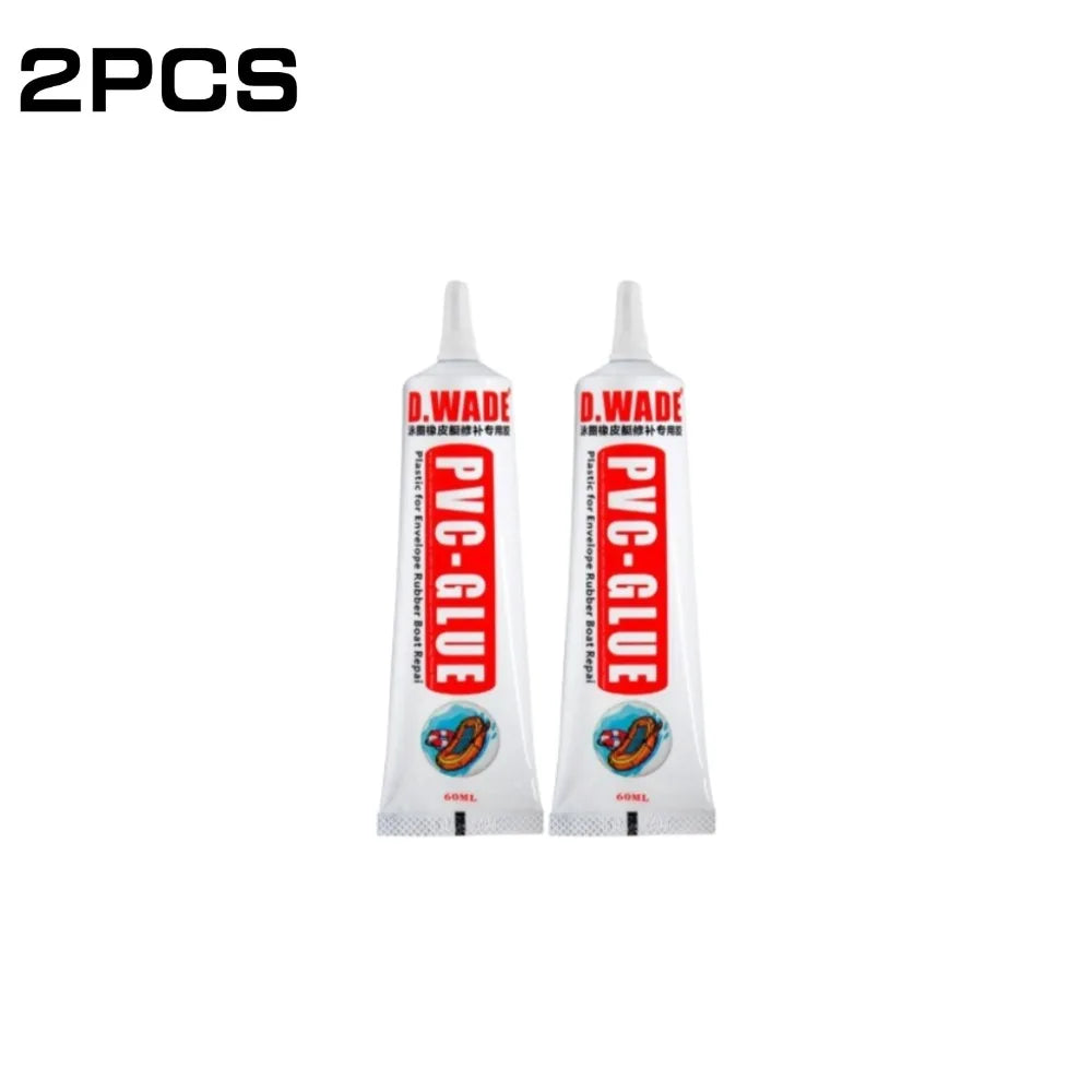 60ML PVC Adhesive Inflatable Boat Repair Glue SUP Repair Glue Tubes Inflatable Boat Paddle Board Kayak Tube Repair Glue