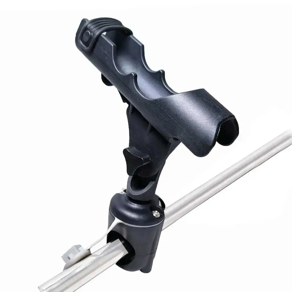 Fishing Rod Holder for Kayak Marine Boat PVC Inflatable Boat Hand Rail Dinghy Raft Boat Fishing Rod Holder on Sliding Rail