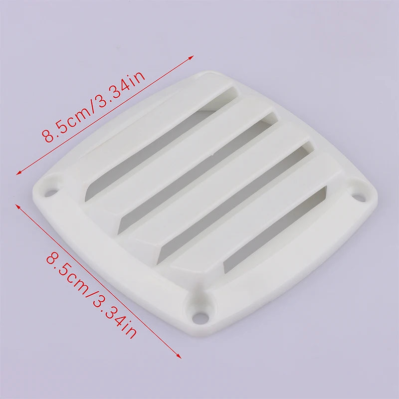 1Pc Boat Louvered Vent Replace Square Air Vent Grill Ventilation Ducting Cover Outlet Vent for Marine RV