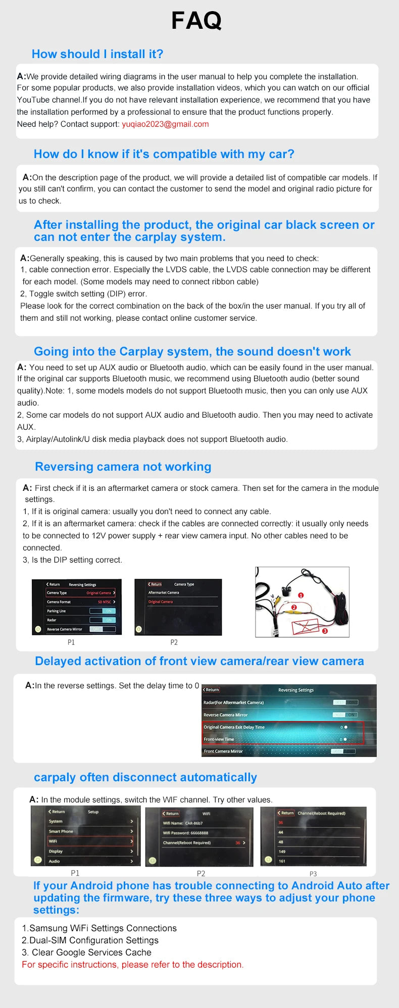 Carplay skjerm