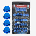 Motorcycle Engine Bolt Cover Hexagon Screw Cap Decoration Accessories for Scooter Engine Head Styling Upgrade Parts