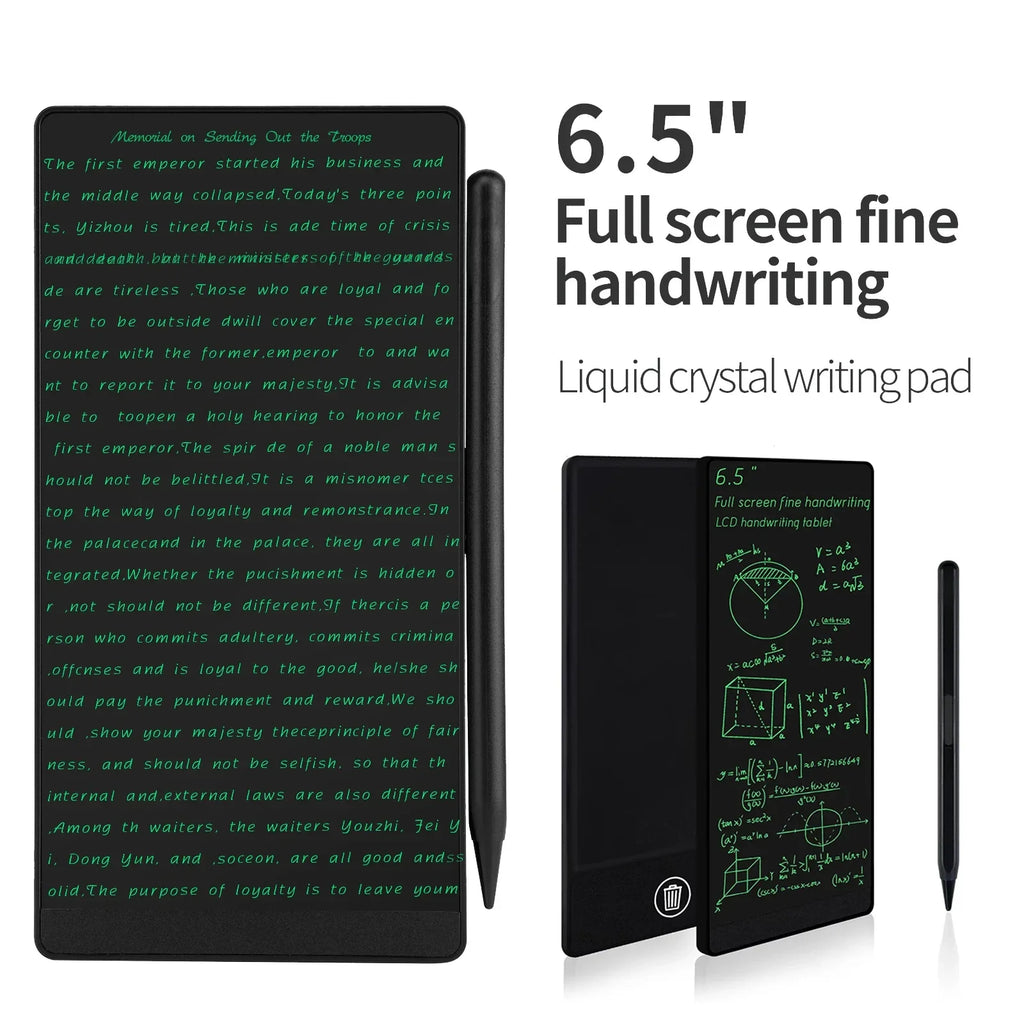 6.5 Inch Full Screen LCD Writing Tablet — New Superfine Handwriting Drawing Board Electronic Superfine Notepads Educational