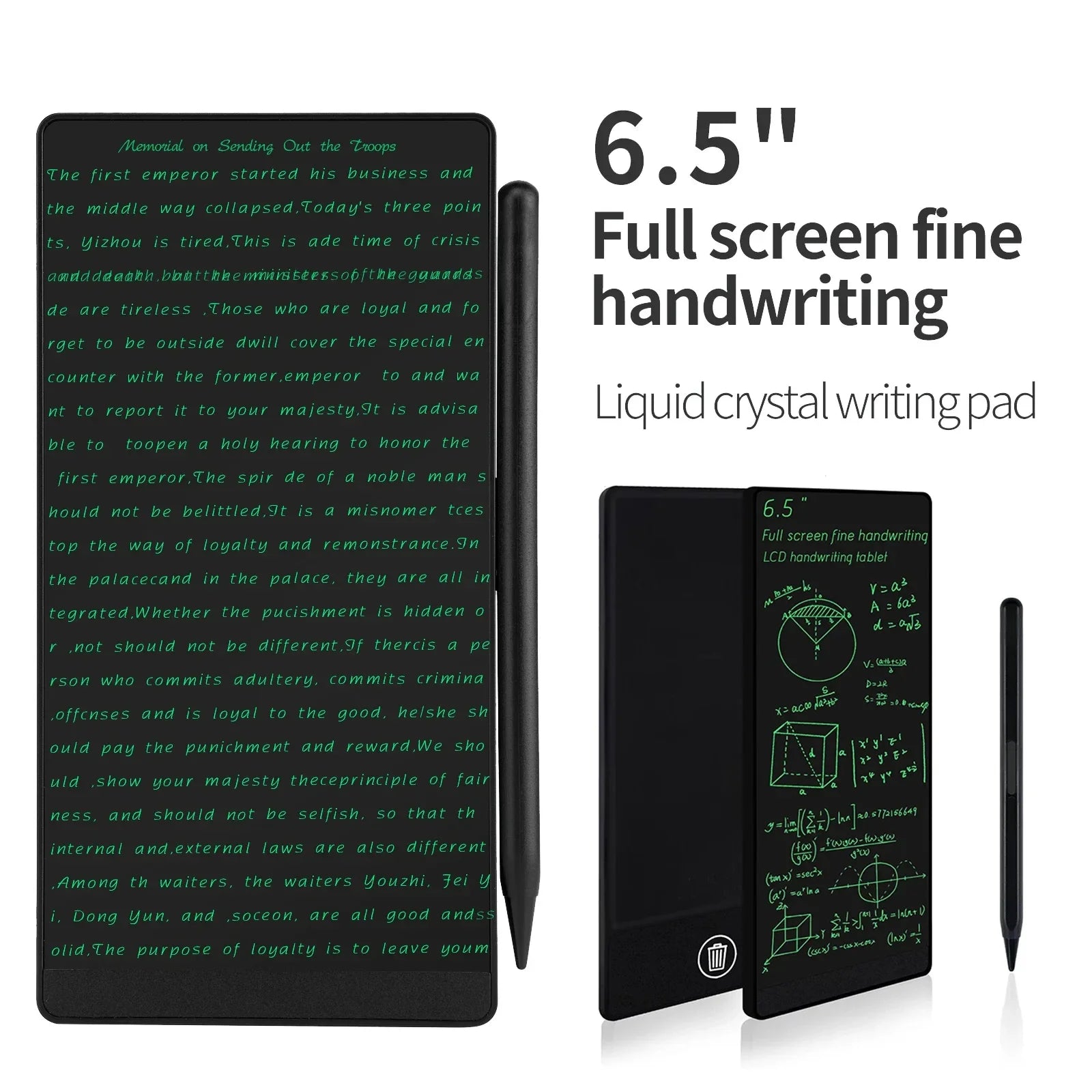 6.5 Inch Full Screen LCD Writing Tablet — New Superfine Handwriting Drawing Board Electronic Superfine Notepads Educational