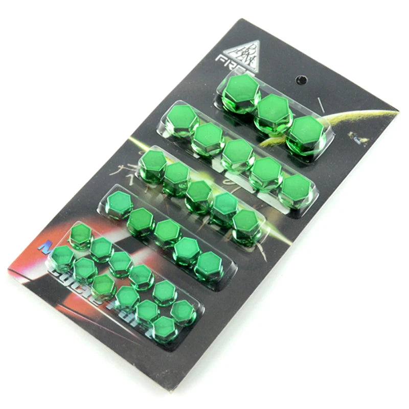 30pcs Motorcycle Modified Parts Head color chrome plated Screw Cover Decor Screw Cap Parts