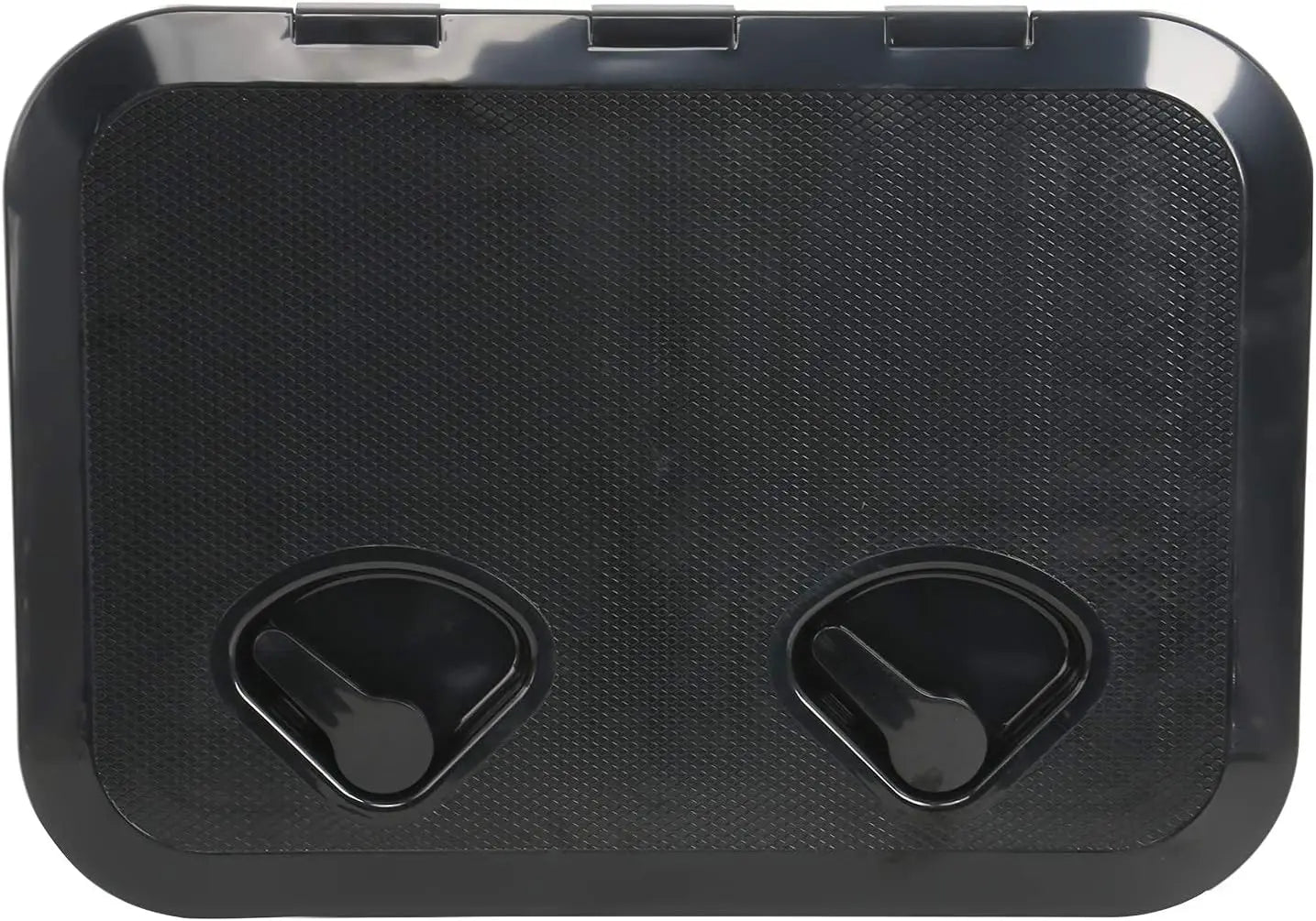 Deck Hatch Boat Deck Hatch Access Hatch and Lid Marine Hatch for Boat 12-3/8" X 17-1/4" - White - 315mmx440mm (Black)