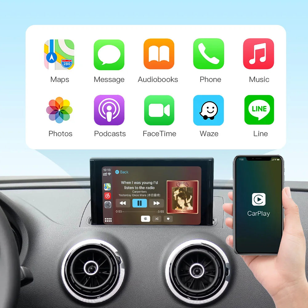 Carplay skjerm