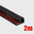 Universal Car A-pillar Sealing Strip Sound Insulation Waterproof Dustproof Rubber Seal For Car Door Accessories