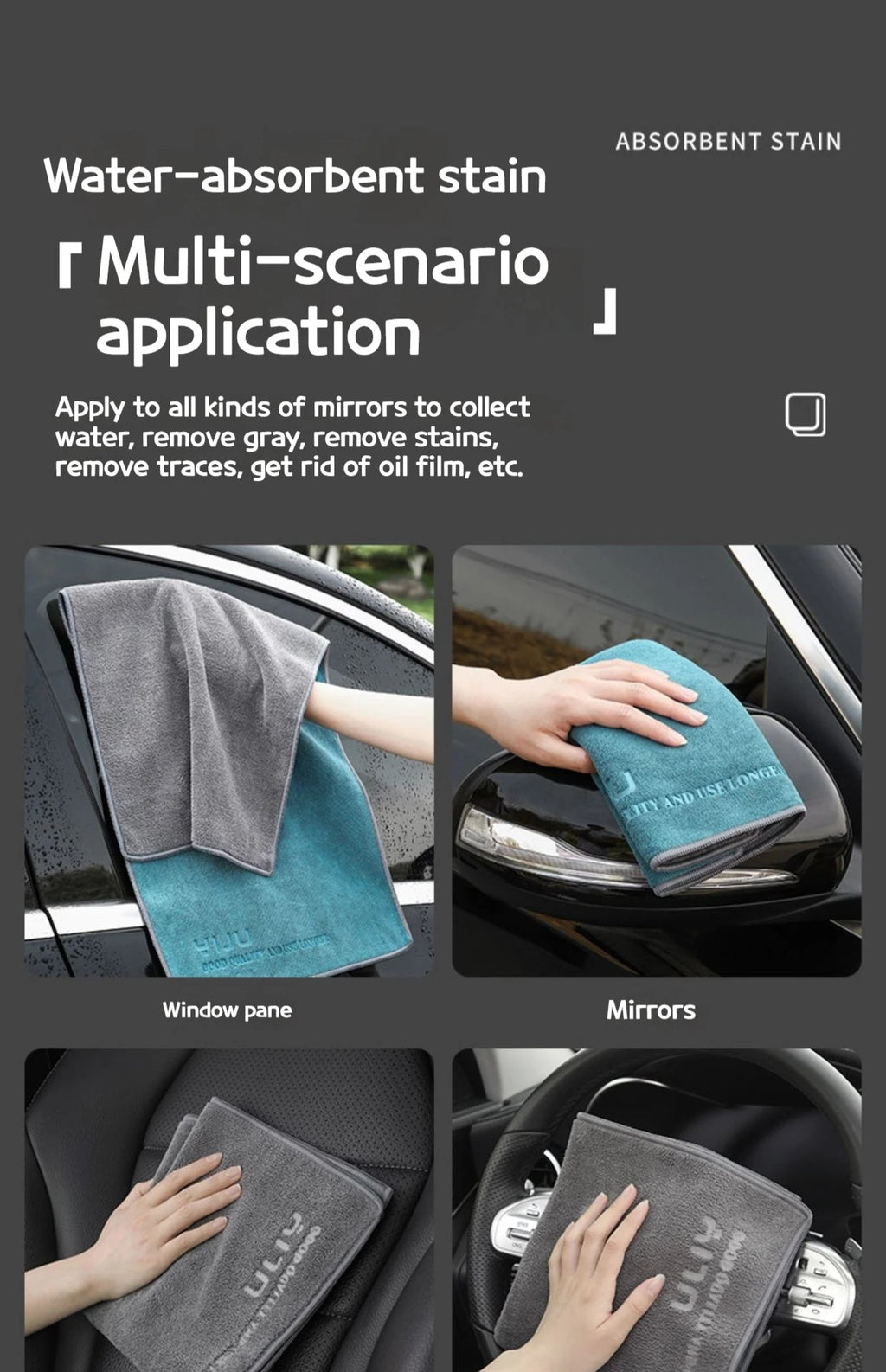 Mikrofiber vaskeklut bil