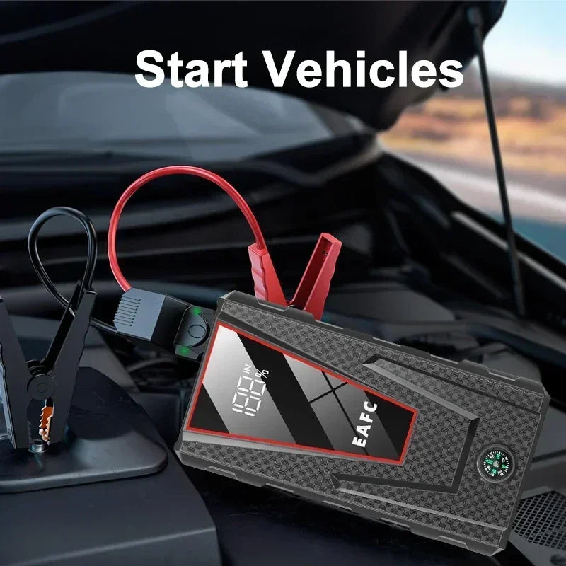 Power Bank 2000A/1200A Jump Starter Portable Battery Charger Car Booster 12V Auto Starting Device Emergency Car Battery Starter