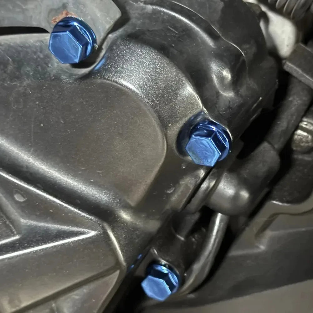 30pcs Motorcycle Engine Screw Cap Bolt Topper Cover Trim Set Universal for Honda Suzuki Kawasaki Moto Replaceable Accessories