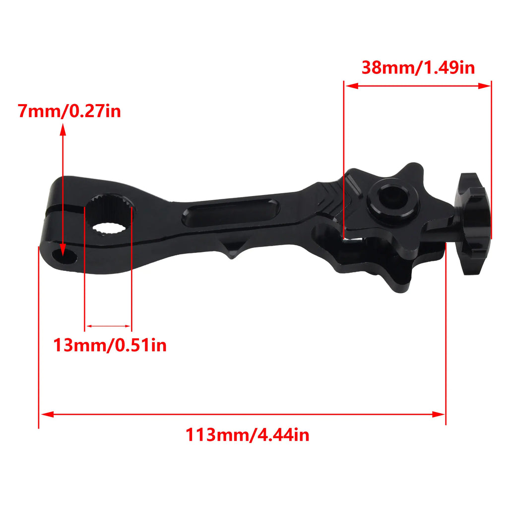 Motorcycle Universa Rear Brake Rocker CNC Aluminum Adjustable Tension Lever For Honda Yamaha Suzuki Pit Dirt Bike Accessories