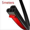 Car Door Seal Strip Rubber Double Layer Sealing Protector Soundproof Waterproof Weather Strips for Car Door Hood Trunk