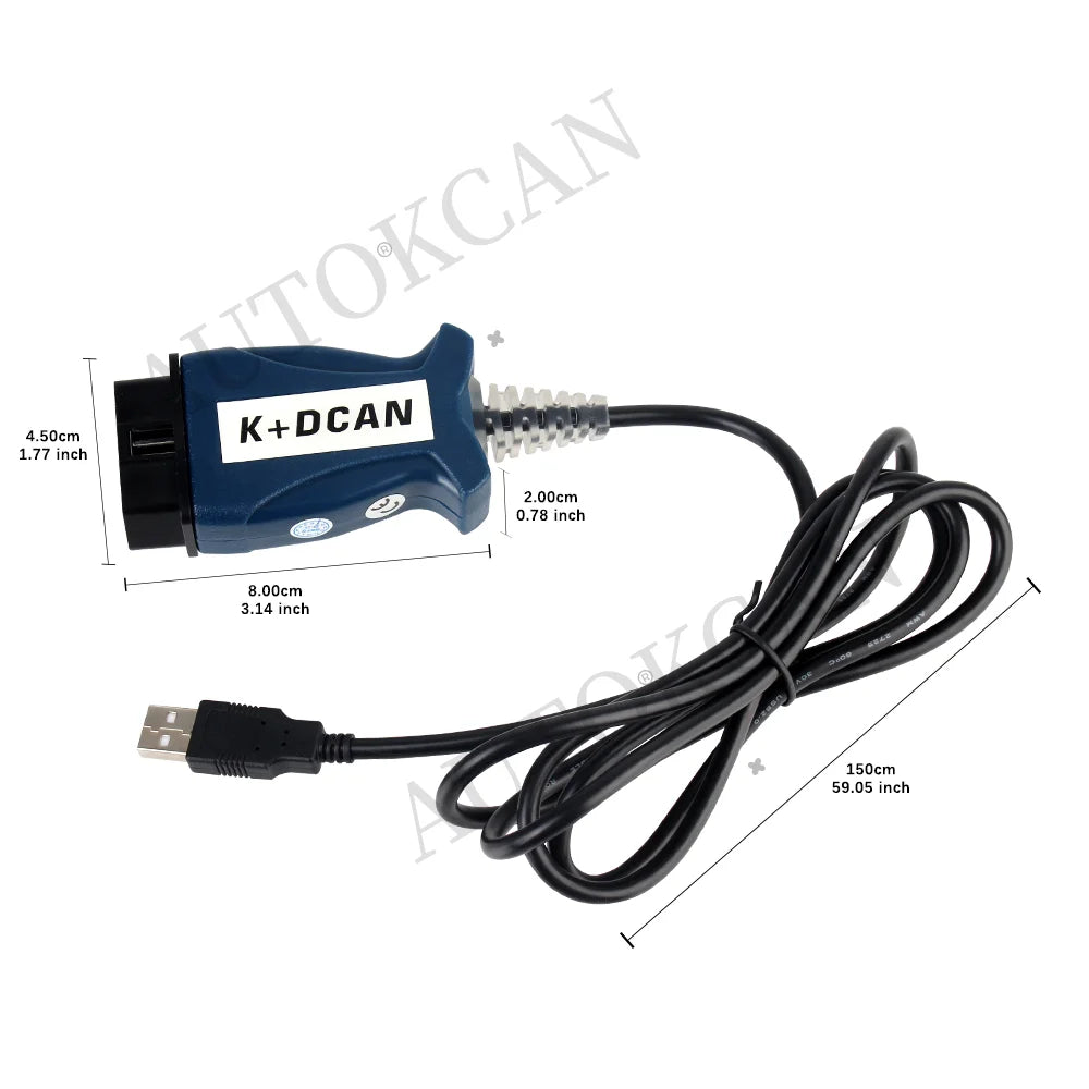 For INPA K DCAN FTDI USB OBDII Diagnostic Interface For B_MW Series e60 K+CAN K-Line OBD2 Car Diagnostic Tool