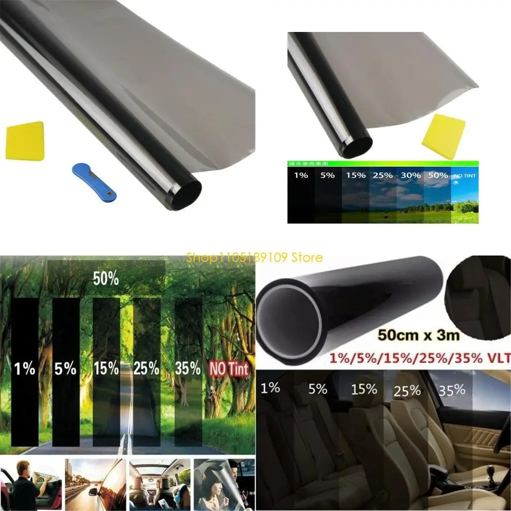 Impacts Resistance Automotive Window Film, Heat Privacy Impacts Resistance UV Shield Reduction Easy to Apply