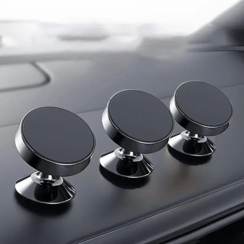 Magnetic Phone Holder for Car, Magnetic Car Mount for Cell Phone, 360° Rotation Universal Car Holder Fits All Smartphones